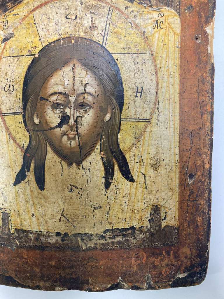 Икона Спас нерукотворный, 19 век