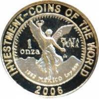 (2006) Монета Малави 2006 год 5 квача "Свобода"  1/25 унции Серебро Ag 999  PROOF