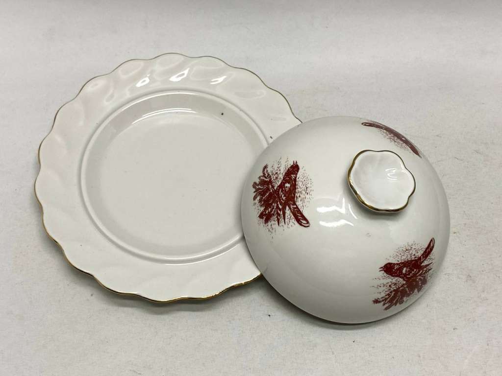 Масленка с крышкой ЛОЗ ЛЗФН тетерев глухарь