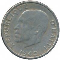 (№1949km57) Монета Гаити 1949 год 5 Centimes