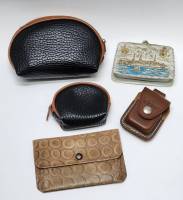 Кошелек СССР Рига косметички Кожаный футляр зажигалки Zippo (5 предметов)