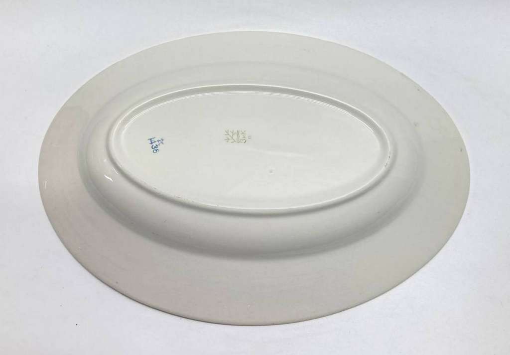 Блюдо овальное малина, ЗИК Конаково