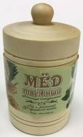 Ёмкость для мёда и трав, дерево (сост. на фото)