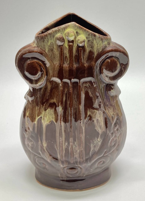 Ваза, обливная керамика, майолика