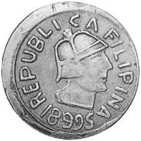 (№1899km156) Монета Филиппины 1899 год 1 Centavo (Панай)