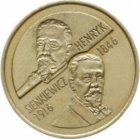 () Монета Польша 1996 год 2  ""   Северное золото  UNC
