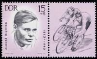 (1963-026) Марка Германия (ГДР) "Альберт Рихтер"  без купона  Анти-фашисты II Θ