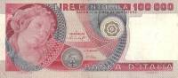 (№1978P-108a) Банкнота Италия 1978 год "100,000 Lire" (Подписи: Baffi and Stevani)
