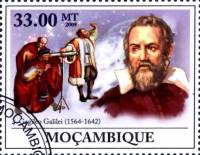(№2009-3372) Марка Мозамбик 2009 год "400-летие телескопа Галилео Галилей 1564hellip", Гашеная
