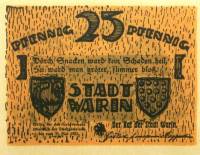 (№1922) Банкнота Германия 1922 год "25 Pfennig"