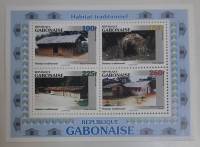 --  Блок марок  Габон 1 шт.  Негашеные , III O