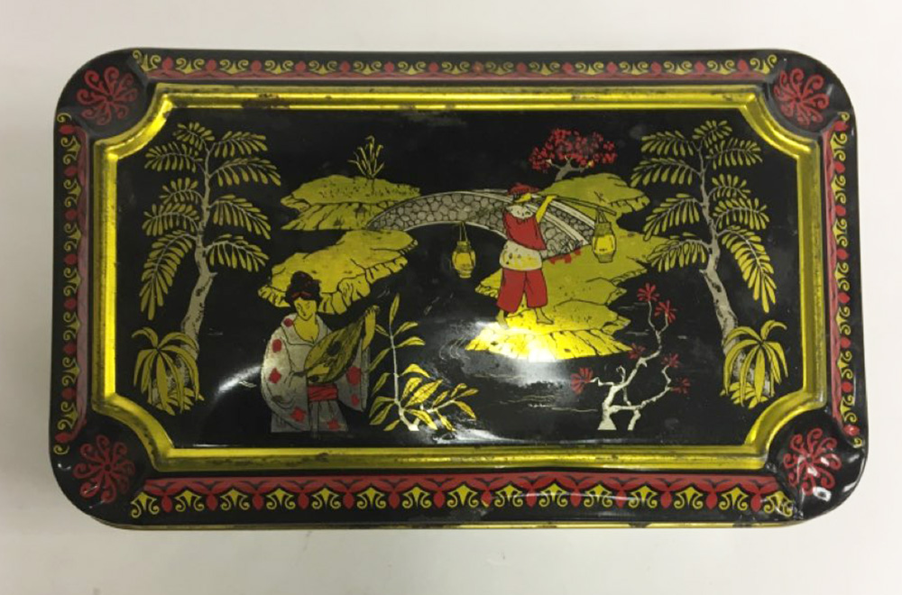 Шкатулка, металл (сост. на фото)