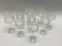 Набор рюмок хрусталь СССР 9 шт