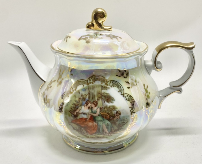 Чайник фарфоровый Германия склейка см фото