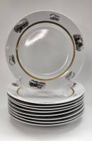 Тарелки Пролетарий 10 шт десертные обеденные 20 см