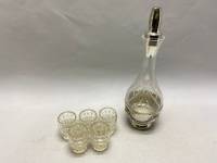 Графин + 5 стопок, стекло