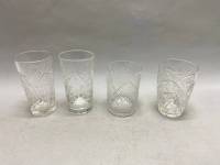 Стаканы хрусталь 4 шт