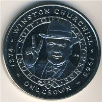 () Монета Фолклендские Острова 2007 год 1 крона ""   PROOF