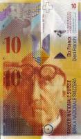 (2008) Банкнота Швейцария 2008 год 10 франков "Ле Корбюзье" Raggenbass - Jordan  VF