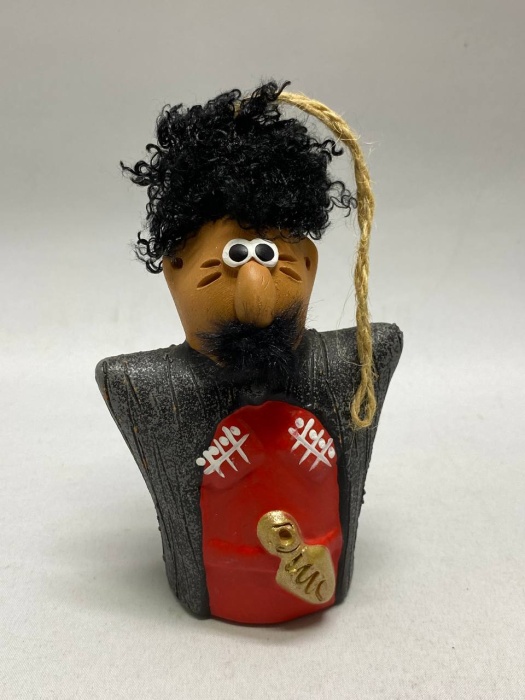 Сувенир колокольчик керамический Лагонахи