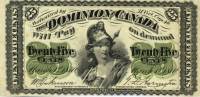 (№1870P-8a) Банкнота Канада 1870 год "25 Cents"