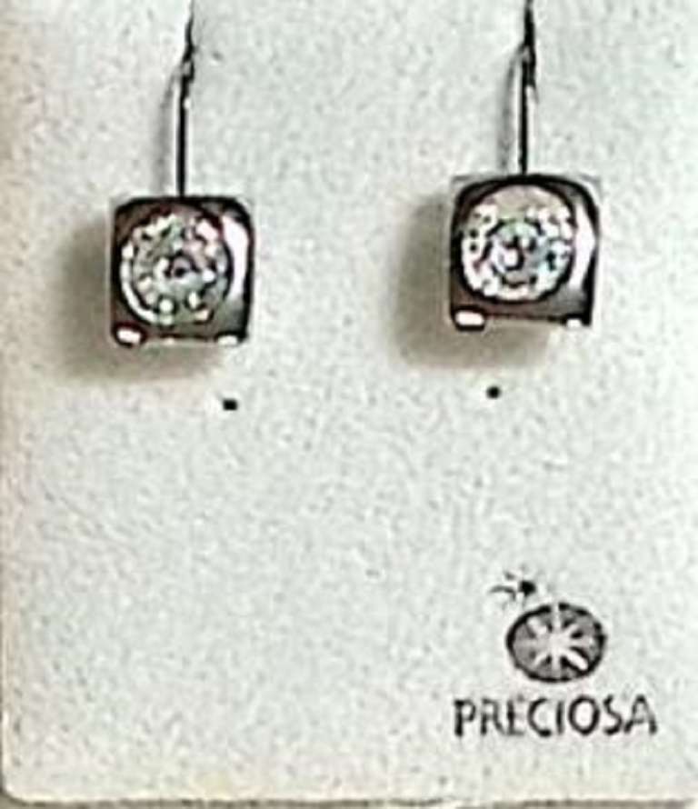 Серьги, нерж. сталь, кристаллы, Чехия, новые