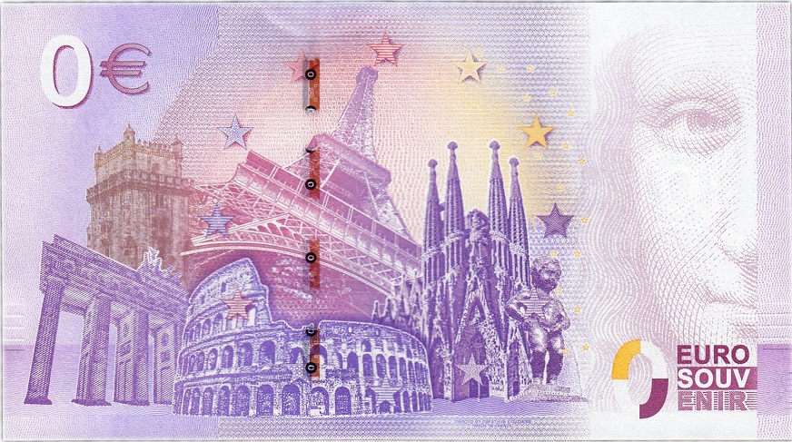 (2019) Банкнота Европа 2019 год 0 евро &quot;Париж&quot;   UNC