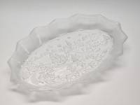 Блюдо овальное Walther Glas стекло Silent night Рождество Новый год 30 х 19 см в коробке 