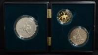 (1995, Спецвып. unc, 5 д., 1 д., 50 ц.) Набор США 1995 год  130 лет окончания Гражданской войны  UNC