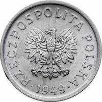 (№1949y42a) Монета Польша 1949 год 10 Groszy