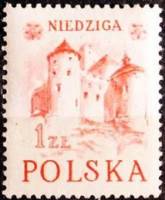 (1952-049) Марка Польша "Замок Недзица"   Исторические памятники II Θ