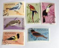 -- Набор марок Панама 6 шт.  Гашёные , III Θ