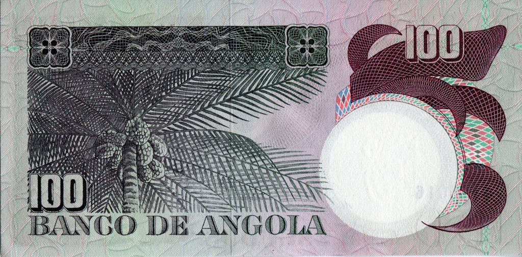 (1973) Банкнота Ангола 1973 год 100 эскудо &quot;Луиш де Камоэнс&quot;   UNC