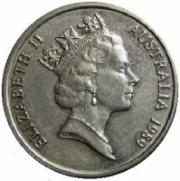 () Монета Австралия 1985 год 5  ""   Медь-Никель  UNC