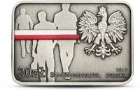 2017 Монета Польша 2017 год 20 злотых Восстание в Люблине 35 лет  Серт + кор Серебро Ag 925  PROOF