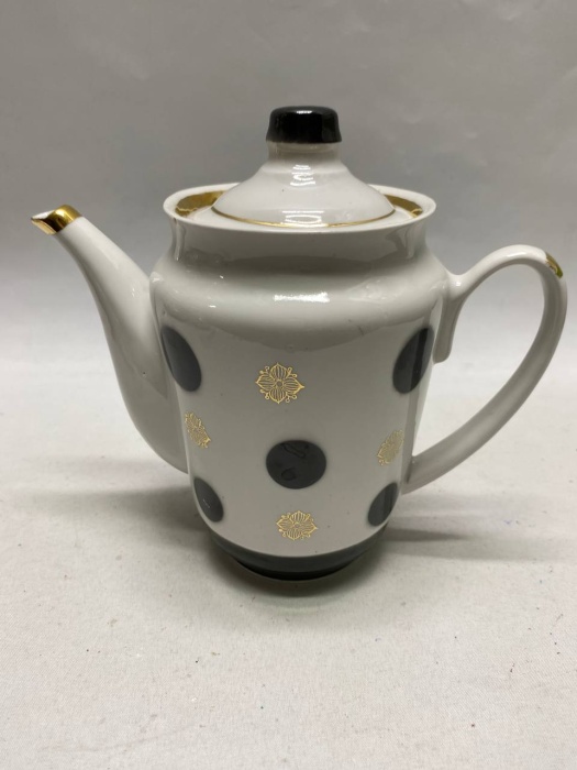 Кофейник фарфоровый Гродница СССР