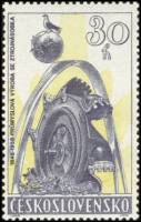 (1958-008) Марка Чехословакия "Гиганский эскаватор" ,  III O