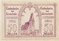 (№1920) Банкнота Австрия 1920 год "50 Heller"