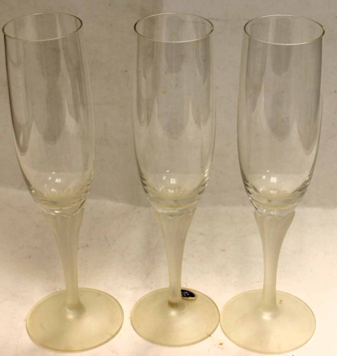 Набор бокалов для шампанского 3 шт