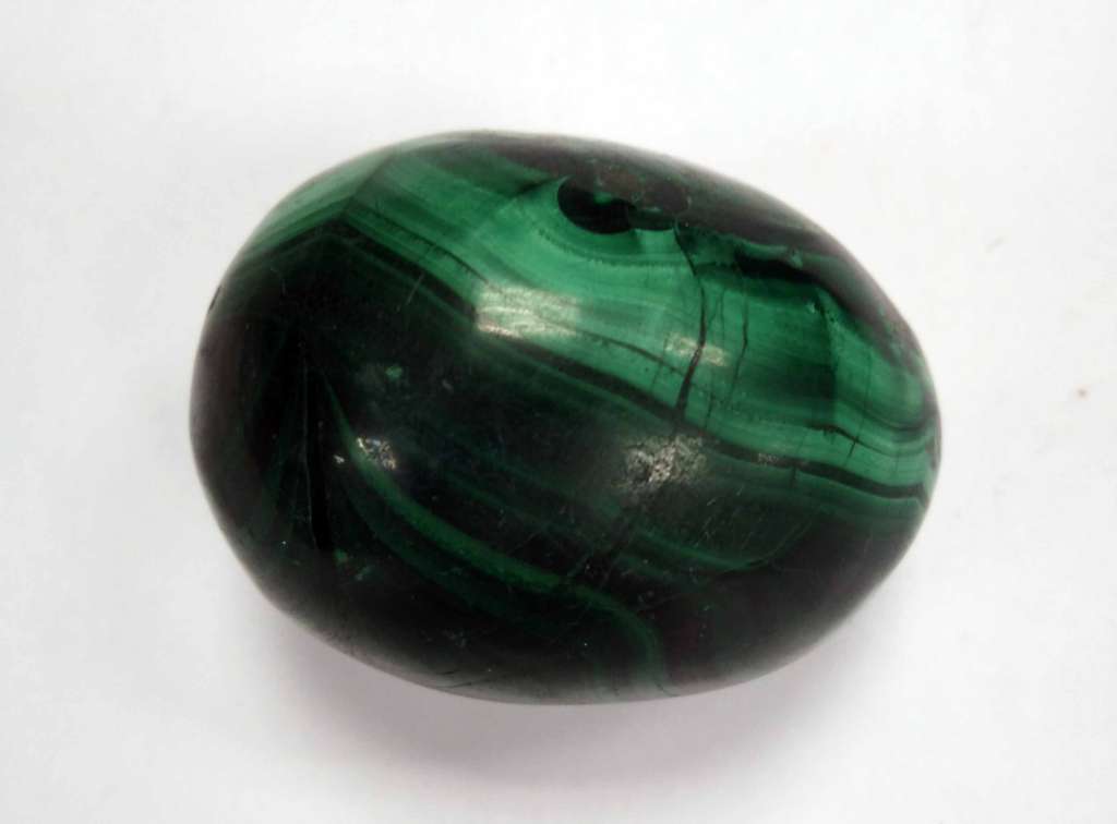 Пасхальное яйцо малахит 5 см 