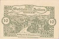 (№1920) Банкнота Австрия 1920 год "10 Heller"