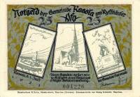 (№1921) Банкнота Германия 1921 год "25 Pfennig"