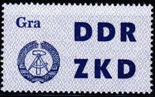 (1963-) Марка Германия (ГДР) &quot;&quot;    ZKD 4 III Θ