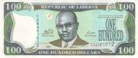 Банкнота Либерия 2009 год 100 долларов Уильям Ричард Толберт   UNC