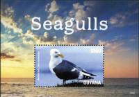 Лист марок Гайана 2015 год "Ларус Западная", Гашеный