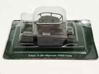 Русские танки модель Т-26 образца 1933 года в коробке-блистере без журнала