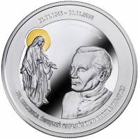 () Монета Камерун 2016 год 1000 франков КФА ""  Биметалл (Серебро - Ниобиум)  PROOF