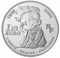 () Монета Франция 2008 год 1 1/2 евро ""   PROOF