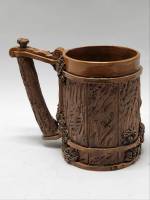 Кружка пивная керамика под дерево