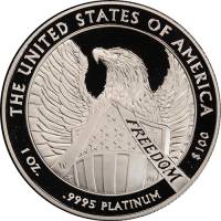 (2007) Монета США 2007 год 100 долларов   Платина (Pt)  UNC